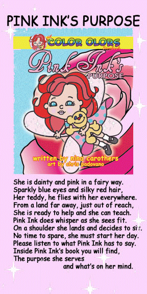 Color Olors children's books by Nina Carothers, art by Chris Padovano